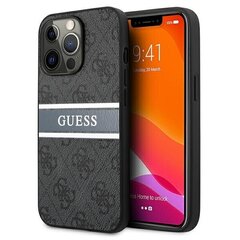 Original GUESS-Stripe Collection iPhone 13 / 13 Pro / 14, harmaa hinta ja tiedot | Puhelimen kuoret ja kotelot | hobbyhall.fi