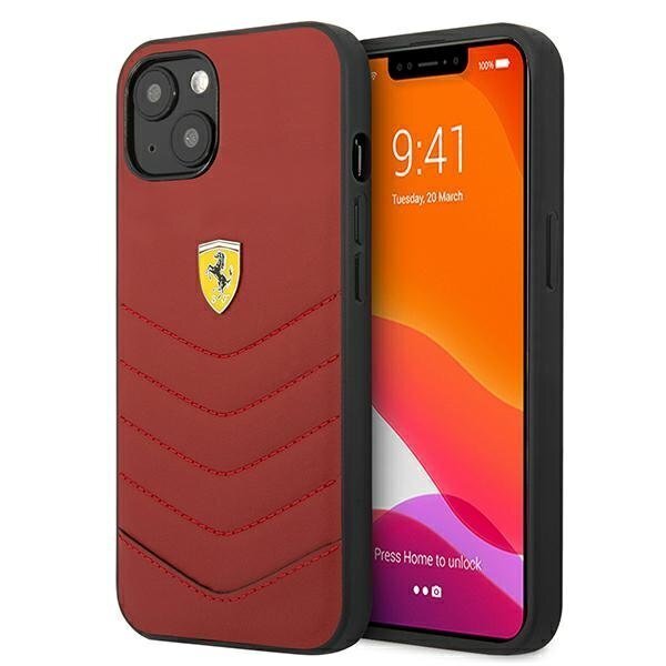 Puhelimen kuori Ferrari FEHCP13MRQUR iPhone 13 6.1'' hinta ja tiedot | Puhelimen kuoret ja kotelot | hobbyhall.fi