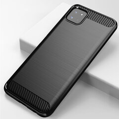 Hurtel Carbon Case mallille Samsung Galaxy A22 5G, musta hinta ja tiedot | Puhelimen kuoret ja kotelot | hobbyhall.fi