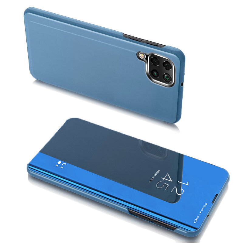 Hurtel Clear View Case mallille Samsung Galaxy A22 4G, sininen hinta ja tiedot | Puhelimen kuoret ja kotelot | hobbyhall.fi