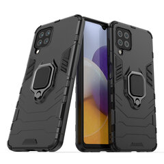 Ring Armor Case Kickstand Tough Rugged Cover, mallille Samsung Galaxy A22 4G, musta hinta ja tiedot | Ring Armor Puhelimet, älylaitteet ja kamerat | hobbyhall.fi