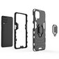 Ring Armor Case Kickstand Tough Rugged Cover, mallille Samsung Galaxy A22 4G, musta hinta ja tiedot | Puhelimen kuoret ja kotelot | hobbyhall.fi