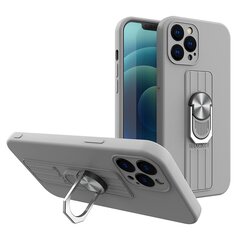 Ring Case silicone case with finger grip and stand, mallille iPhone SE 2022 / SE 2020 / iPhone 8 / iPhone 7, hopea hinta ja tiedot | Puhelimen kuoret ja kotelot | hobbyhall.fi