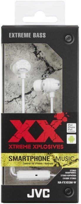 JVC HA-FX103M-W-E Xtreme hinta ja tiedot | Kuulokkeet | hobbyhall.fi