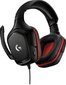 Logitech G332 Black Red hinta ja tiedot | Kuulokkeet | hobbyhall.fi