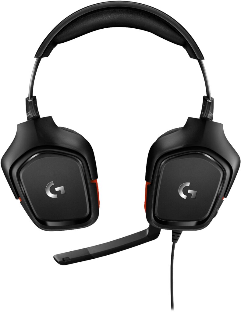 Logitech G332 Black Red hinta ja tiedot | Kuulokkeet | hobbyhall.fi