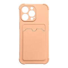 Hurtel Card Armor Case cover mallille iPhone 13 mini, pinkki hinta ja tiedot | Puhelimen kuoret ja kotelot | hobbyhall.fi