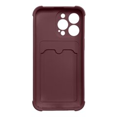 Hurtel Card Armor Case cover mallille iPhone 13 mini, violetti hinta ja tiedot | Puhelimen kuoret ja kotelot | hobbyhall.fi