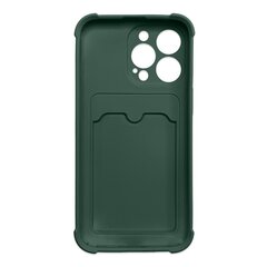 Hurtel Card Armor Case cover mallille iPhone 13 mini, vihreä hinta ja tiedot | Puhelimen kuoret ja kotelot | hobbyhall.fi