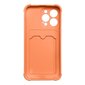 Hurtel Card Armor Case cover mallille iPhone 13 mini, oranssi hinta ja tiedot | Puhelimen kuoret ja kotelot | hobbyhall.fi