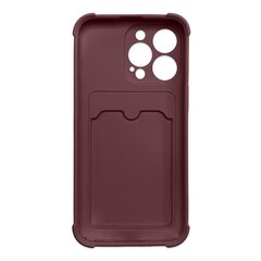 Hurtel Card Armor Case cover mallille iPhone 13, violetti hinta ja tiedot | Puhelimen kuoret ja kotelot | hobbyhall.fi