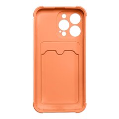 Hurtel Card Armor Case cover mallille iPhone 13, oranssi hinta ja tiedot | Puhelimen kuoret ja kotelot | hobbyhall.fi