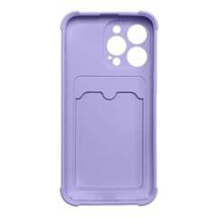 Hurtel Card Armor Case cover mallille iPhone 13 Pro, violetti hinta ja tiedot | Puhelimen kuoret ja kotelot | hobbyhall.fi