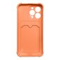 Hurtel Card Armor Case cover mallille iPhone 13 Pro, oranssi hinta ja tiedot | Puhelimen kuoret ja kotelot | hobbyhall.fi