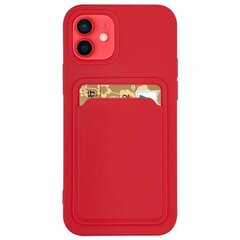 Hurtel Card Case mallille iPhone 11 Pro, punainen hinta ja tiedot | Puhelimen kuoret ja kotelot | hobbyhall.fi