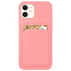 Hurtel Card Case mallille iPhone 12 mini, pinkki hinta ja tiedot | Puhelimen kuoret ja kotelot | hobbyhall.fi