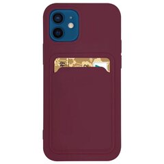 Hurtel Card Case mallille iPhone 12 Pro Max, violetti hinta ja tiedot | Puhelimen kuoret ja kotelot | hobbyhall.fi