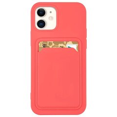 Hurtel Card Case mallille iPhone 12 Pro Max, oranssi hinta ja tiedot | Puhelimen kuoret ja kotelot | hobbyhall.fi