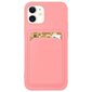 Hurtel Card Case mallille iPhone 13 Pro, pinkki hinta ja tiedot | Puhelimen kuoret ja kotelot | hobbyhall.fi