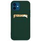 Hurtel Card Case mallille Samsung Galaxy S21+ 5G (S21 Plus 5G), vihreä hinta ja tiedot | Puhelimen kuoret ja kotelot | hobbyhall.fi