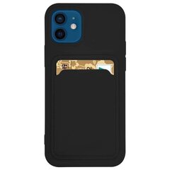 Hurtel Card Case mallille Xiaomi Redmi Note 10 / Redmi Note 10S, musta hinta ja tiedot | Puhelimen kuoret ja kotelot | hobbyhall.fi