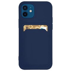 Hurtel Card Case mallille Xiaomi Redmi Note 10 5G / Poco M3 Pro, sininen hinta ja tiedot | Puhelimen kuoret ja kotelot | hobbyhall.fi