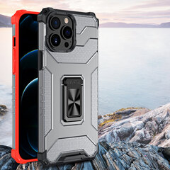 Hurtel Crystal Ring Case mallille iPhone 11 Pro Max, punainen hinta ja tiedot | Puhelimen kuoret ja kotelot | hobbyhall.fi