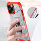 Hurtel Crystal Ring Case mallille iPhone 12 Pro Max, punainen hinta ja tiedot | Puhelimen kuoret ja kotelot | hobbyhall.fi