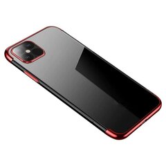 Hurtel Clear Color Case mallille Samsung Galaxy A22 4G, punainen hinta ja tiedot | Puhelimen kuoret ja kotelot | hobbyhall.fi