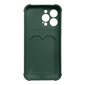 Hurtel Card Armor Case cover mallille iPhone 12 Pro, vihreä hinta ja tiedot | Puhelimen kuoret ja kotelot | hobbyhall.fi