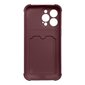 Hurtel Card Armor Case cover mallille iPhone 12 Pro Max, violetti hinta ja tiedot | Puhelimen kuoret ja kotelot | hobbyhall.fi