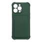 Hurtel Card Armor Case cover mallille iPhone 12 Pro Max, vihreä hinta ja tiedot | Puhelimen kuoret ja kotelot | hobbyhall.fi