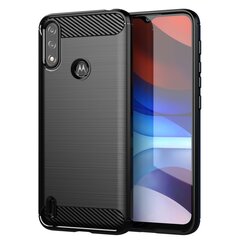 Hurtel Carbon Case mallille Motorola Moto E7i Power, musta hinta ja tiedot | Puhelimen kuoret ja kotelot | hobbyhall.fi