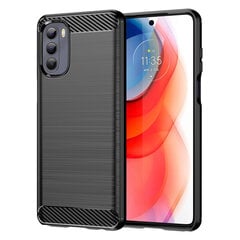 Hurtel Carbon Case mallille Motorola Moto G Stylus 2022, musta hinta ja tiedot | Puhelimen kuoret ja kotelot | hobbyhall.fi