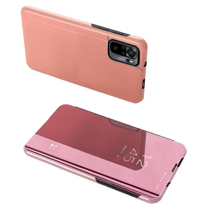 Hurtel Clear View Case mallille Poco M4 Pro 5G, pinkki hinta ja tiedot | Puhelimen kuoret ja kotelot | hobbyhall.fi