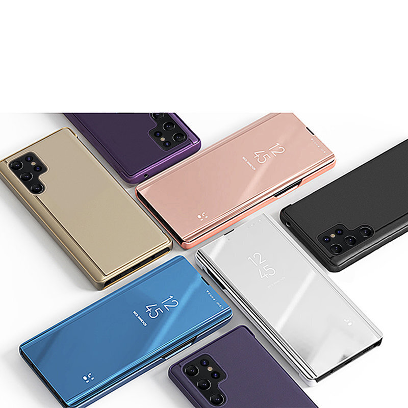Hurtel Clear View Case mallille Samsung Galaxy S22 Ultra, pinkki hinta ja tiedot | Puhelimen kuoret ja kotelot | hobbyhall.fi