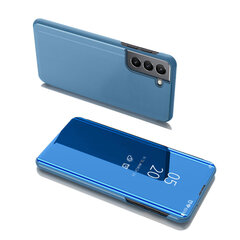 Hurtel Clear View Case mallille Samsung Galaxy S22, sininen hinta ja tiedot | Puhelimen kuoret ja kotelot | hobbyhall.fi