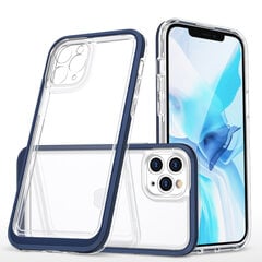 Hurtel Clear 3in1 Case mallille iPhone 11 Pro, sininen hinta ja tiedot | Puhelimen kuoret ja kotelot | hobbyhall.fi