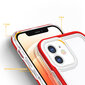 Hurtel Clear 3in1 Case mallille iPhone 12, punainen hinta ja tiedot | Puhelimen kuoret ja kotelot | hobbyhall.fi