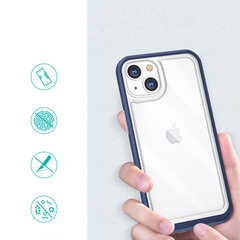 Hurtel Clear 3in1 Case mallille iPhone 13 mini, sininen hinta ja tiedot | Puhelimen kuoret ja kotelot | hobbyhall.fi
