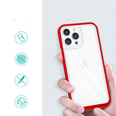Hurtel Clear 3in1 Case mallille iPhone 13 Pro, punainen hinta ja tiedot | Puhelimen kuoret ja kotelot | hobbyhall.fi