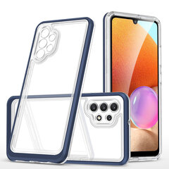 Hurtel Clear 3in1 Case mallille Samsung Galaxy A32 4G, sininen hinta ja tiedot | Puhelimen kuoret ja kotelot | hobbyhall.fi
