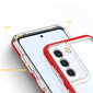 Hurtel Clear 3in1 Case mallille Samsung Galaxy S21 5G, punainen hinta ja tiedot | Puhelimen kuoret ja kotelot | hobbyhall.fi