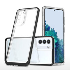 Hurtel Clear 3in1 Case mallille Samsung Galaxy S21 + 5G (S21 Plus 5G), musta hinta ja tiedot | Puhelimen kuoret ja kotelot | hobbyhall.fi