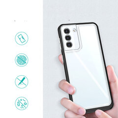 Hurtel Clear 3in1 Case mallille Samsung Galaxy S21 + 5G (S21 Plus 5G), musta hinta ja tiedot | Puhelimen kuoret ja kotelot | hobbyhall.fi