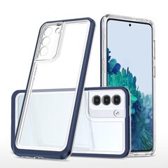 Hurtel Clear 3in1 Case mallille Samsung Galaxy S21 + 5G (S21 Plus 5G), sininen hinta ja tiedot | Puhelimen kuoret ja kotelot | hobbyhall.fi