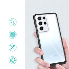 Hurtel Clear 3in1 Case mallille Samsung Galaxy S22 Ultra, musta hinta ja tiedot | Puhelimen kuoret ja kotelot | hobbyhall.fi