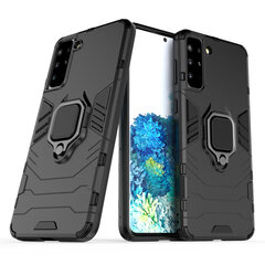 Ring Armor tough hybrid case cover + magnetic holder, mallille Samsung Galaxy S22 + (S22 Plus), musta hinta ja tiedot | Puhelimen kuoret ja kotelot | hobbyhall.fi