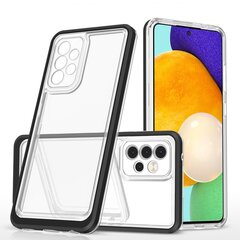 Hurtel Clear 3in1 Case mallille Samsung Galaxy A13 5G, musta hinta ja tiedot | Puhelimen kuoret ja kotelot | hobbyhall.fi