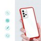 Hurtel Clear 3in1 Case mallille Samsung Galaxy A13 5G, punainen hinta ja tiedot | Puhelimen kuoret ja kotelot | hobbyhall.fi